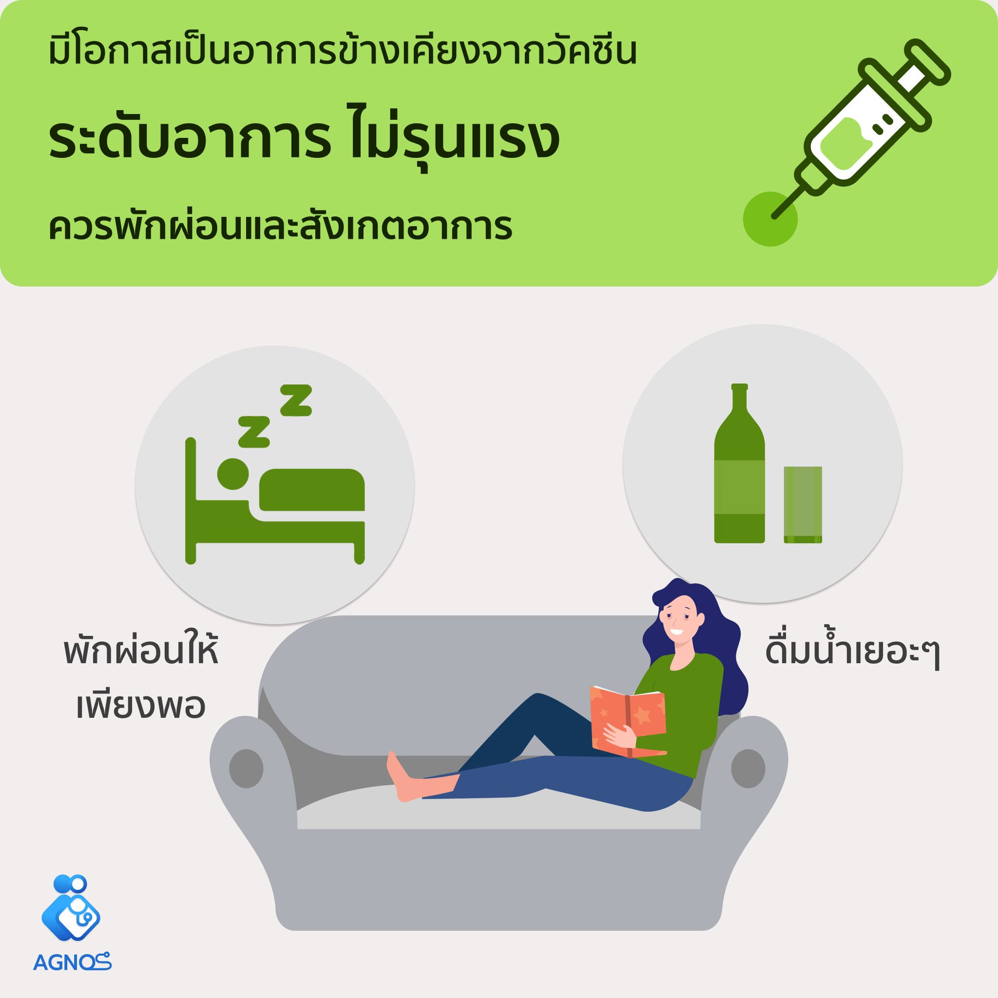 4 ระดับความรุนแรงของ อาการข้างเคียงจาก วัคซีนโควิด-19 - ไม่รุนแรง