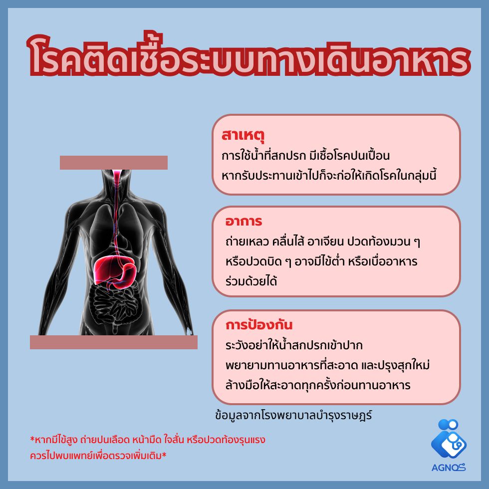 โรคติดเชื้อระบบทางเดินอาหาร