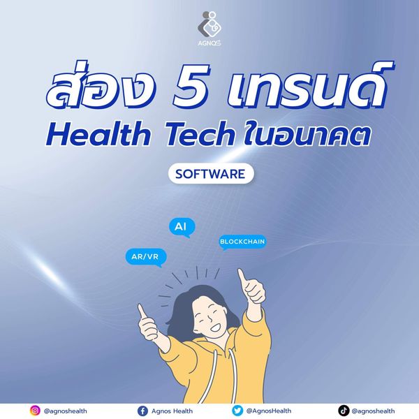 ส่อง 5 เทรนด์ Health Tech ในอนาคต (Part 2)
