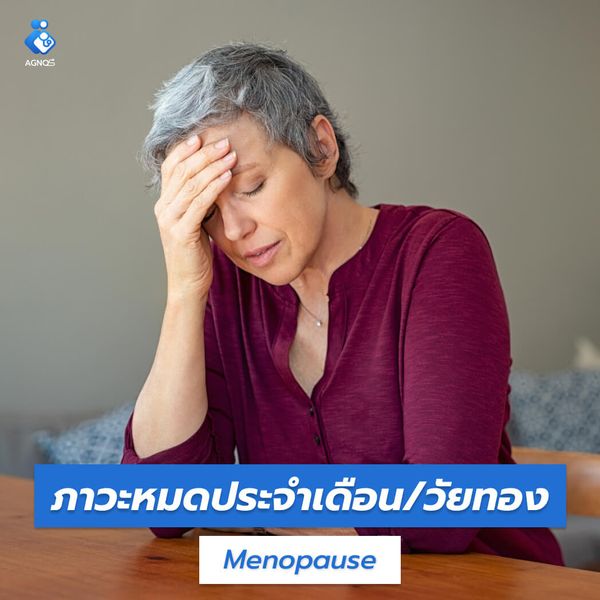 ภาวะหมดประจำเดือน/วัยทอง (Menopause)